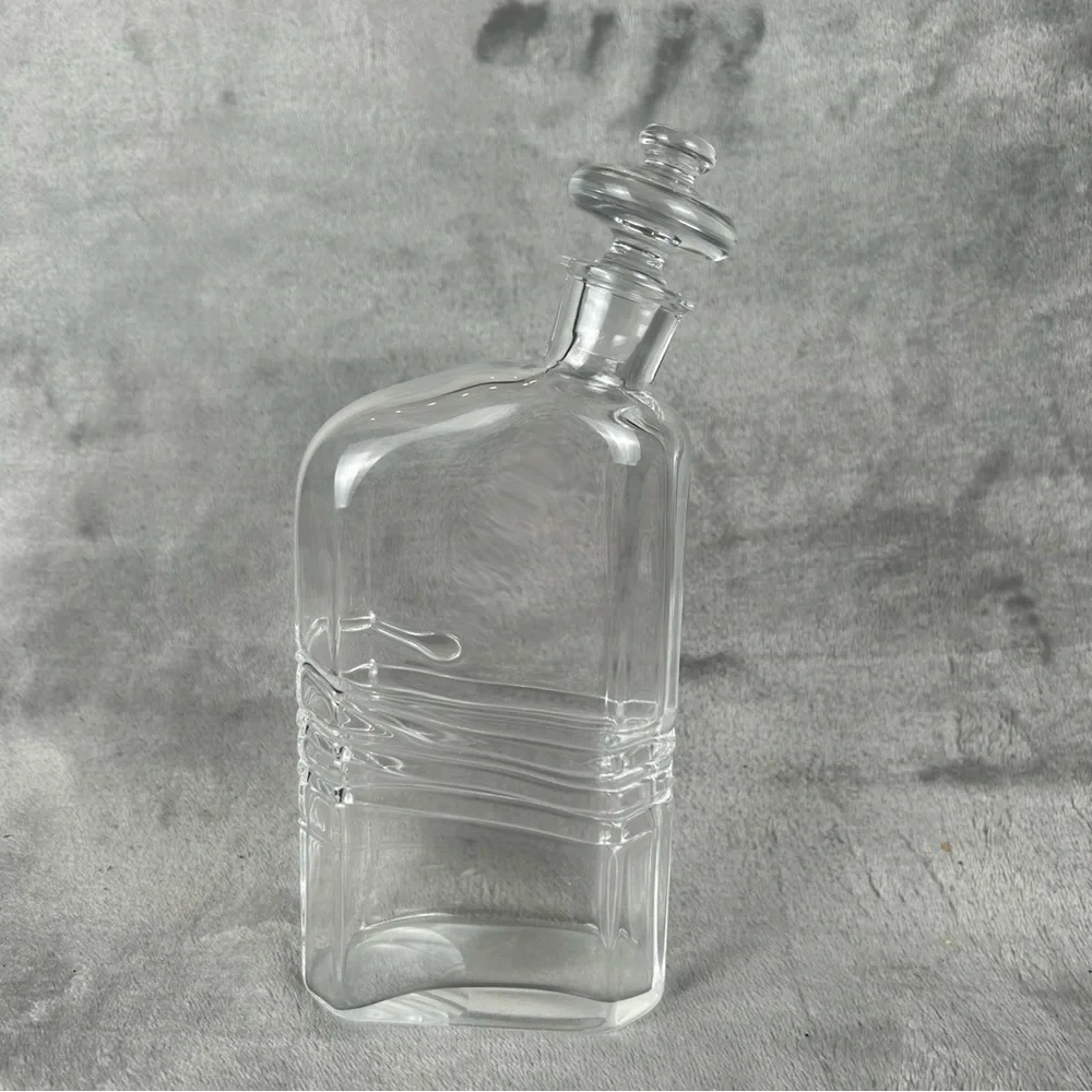 Vintage Ascott Clear‎ Glass Decanter Torben Jorgensen Holmegaard Danish MCM EUC